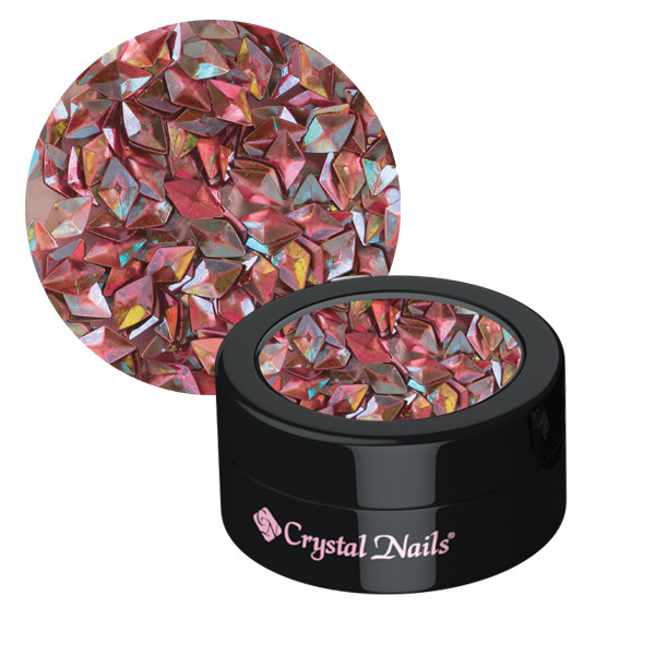Nail Decoration Glitter 3 D peach