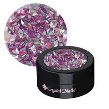 Nail Decoration Glitter 3 D Violett